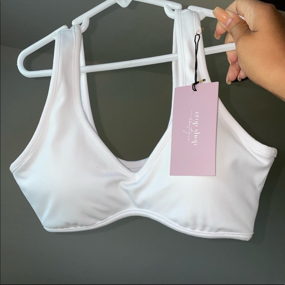 Cropshop Boutique White Isla Crop